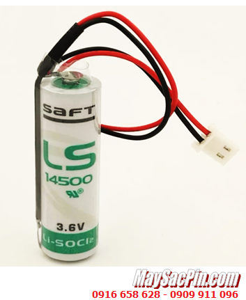 Saft LS14500 (Zắc PH2.54-2P); Pin nuôi nguồn Saft LS14500 lithium 3.6v AA 2600mAh _Xuất xứ Pháp